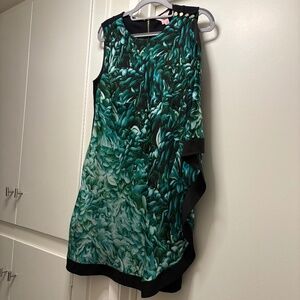 Ted Baker London asymmetrical draped dress - size 8 US